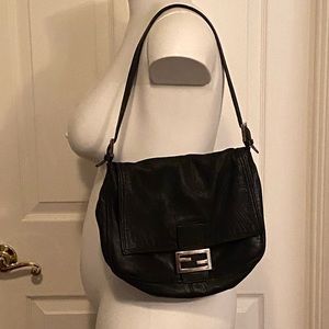 Fendi Mama vintage leather baguette